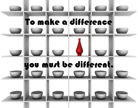 Be different
